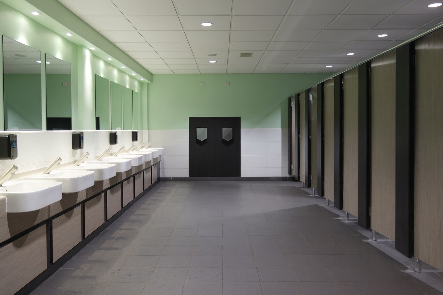 Transit restroom design
